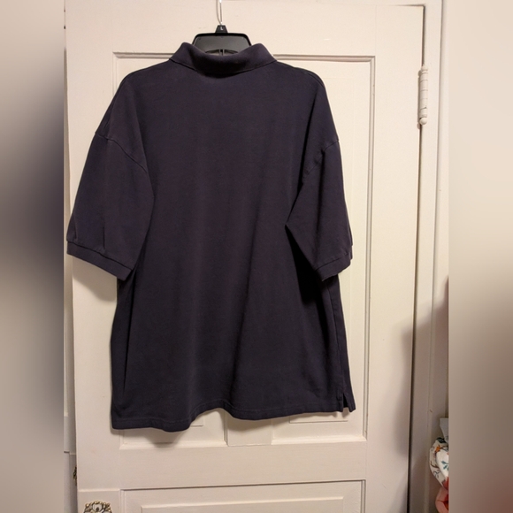 Outter Banks Mens Short Sleeve Polo Samuel Adams 2XL XXL Navy Blue - Picture 2 of 4